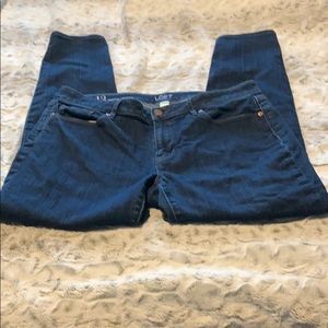 LOFT curvy skinny jeans